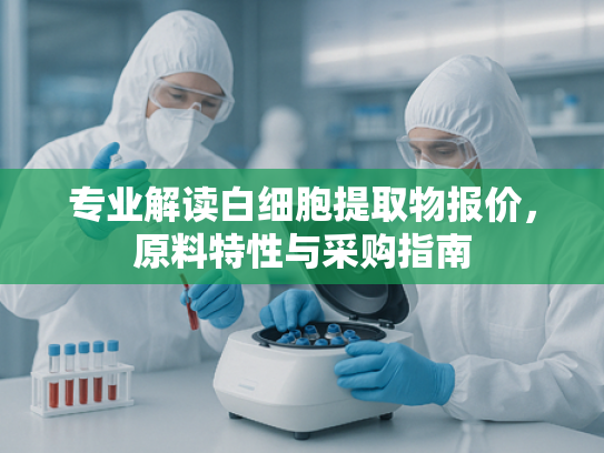 专业解读白细胞提取物报价，原料特性与采购指南