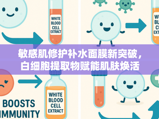 敏感肌修护补水面膜新突破，白细胞提取物赋能肌肤焕活