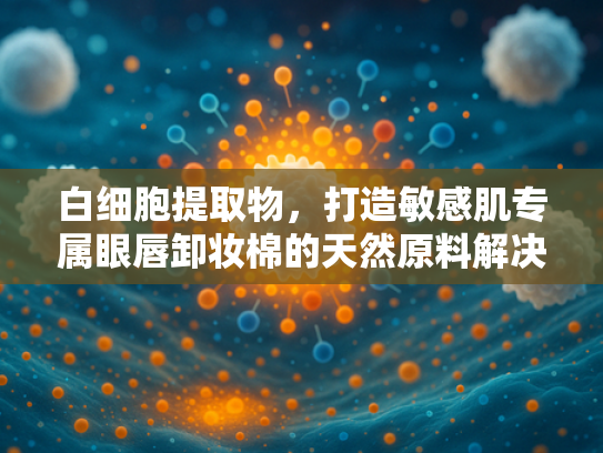 白细胞提取物，打造敏感肌专属眼唇卸妆棉的天然原料解决方案