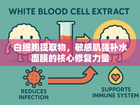 白细胞提取物，敏感肌强补水面膜的核心修复力量