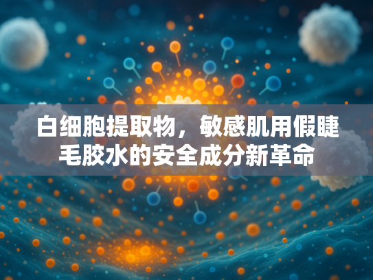 白细胞提取物，敏感肌用假睫毛胶水的安全成分新革命