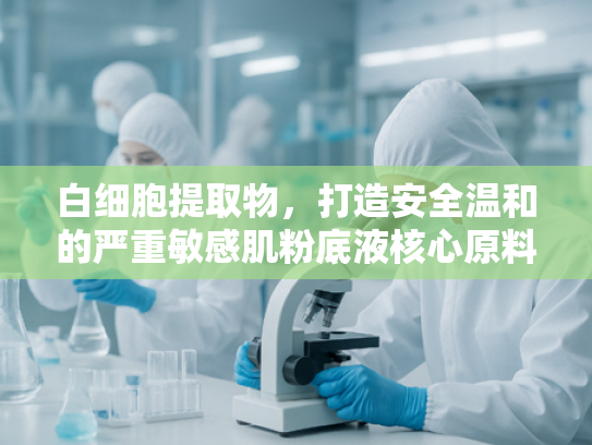 白细胞提取物，打造安全温和的严重敏感肌粉底液核心原料