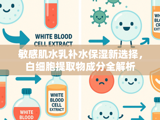 敏感肌水乳补水保湿新选择，白细胞提取物成分全解析