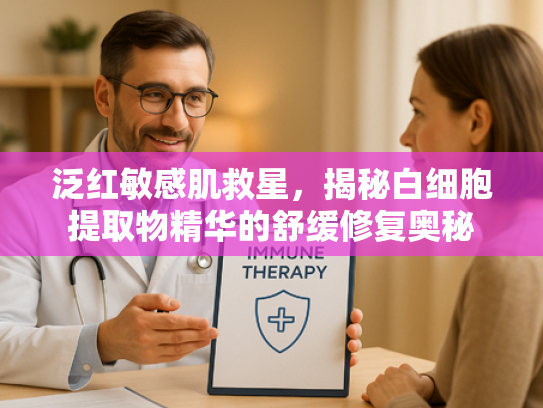 泛红敏感肌救星，揭秘白细胞提取物精华的舒缓修复奥秘
