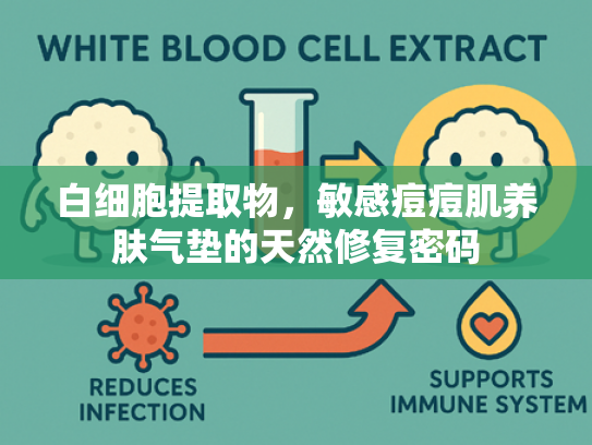白细胞提取物，敏感痘痘肌养肤气垫的天然修复密码