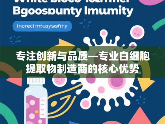 专注创新与品质—专业白细胞提取物制造商的核心优势