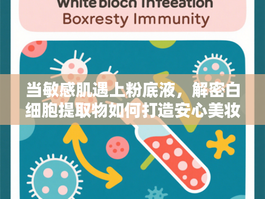 当敏感肌遇上粉底液，解密白细胞提取物如何打造安心美妆原料