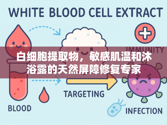 白细胞提取物，敏感肌温和沐浴露的天然屏障修复专家