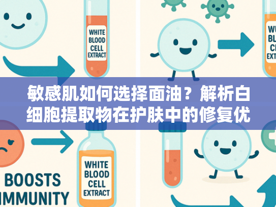 敏感肌如何选择面油？解析白细胞提取物在护肤中的修复优势