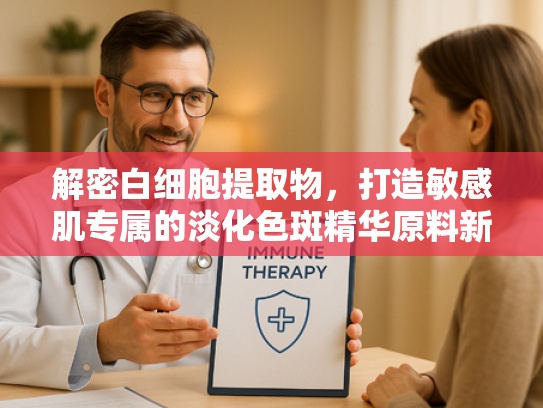 解密白细胞提取物，打造敏感肌专属的淡化色斑精华原料新方案