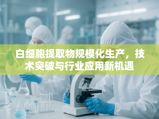 白细胞提取物规模化生产，技术突破与行业应用新机遇