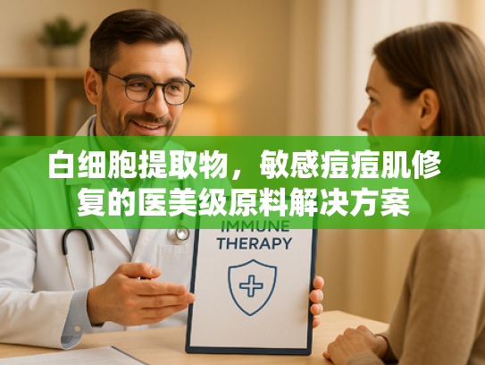 白细胞提取物，敏感痘痘肌修复的医美级原料解决方案