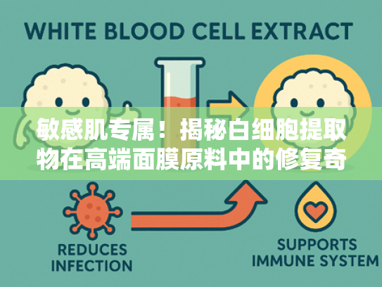 敏感肌专属！揭秘白细胞提取物在高端面膜原料中的修复奇迹