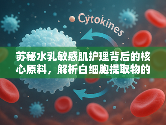 苏秘水乳敏感肌护理背后的核心原料，解析白细胞提取物的天然修护力