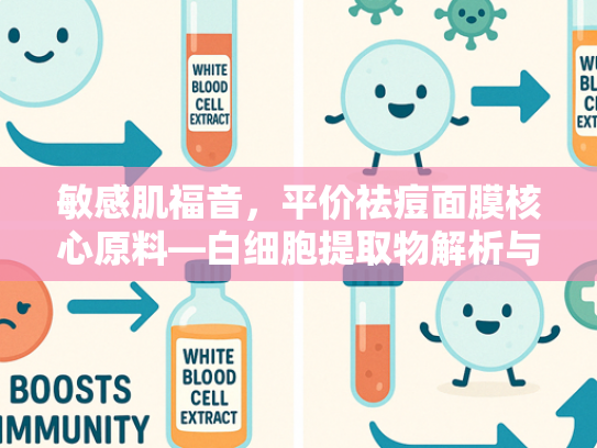 敏感肌福音，平价祛痘面膜核心原料—白细胞提取物解析与批发指南