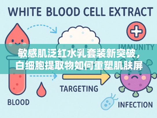 敏感肌泛红水乳套装新突破，白细胞提取物如何重塑肌肤屏障？
