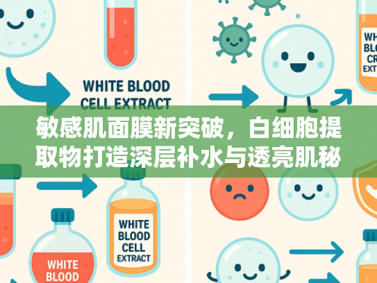 敏感肌面膜新突破，白细胞提取物打造深层补水与透亮肌秘钥