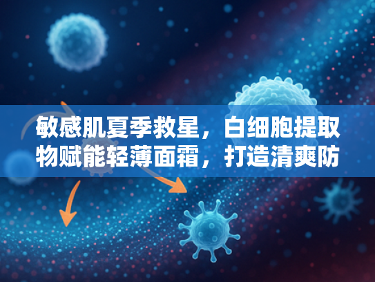 敏感肌夏季救星，白细胞提取物赋能轻薄面霜，打造清爽防护新体验