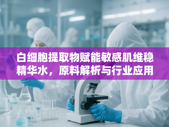 白细胞提取物赋能敏感肌维稳精华水，原料解析与行业应用前景
