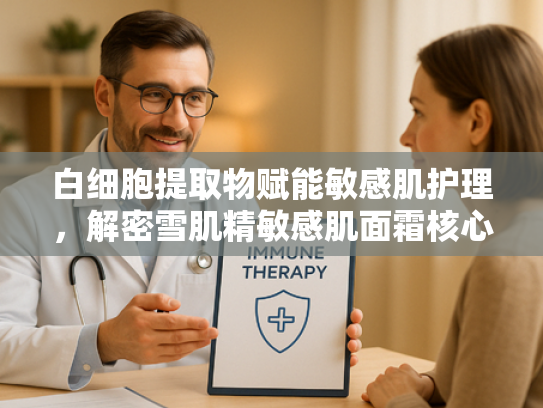 白细胞提取物赋能敏感肌护理，解密雪肌精敏感肌面霜核心原料的科学奥秘
