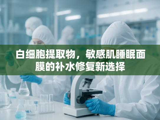 白细胞提取物，敏感肌睡眠面膜的补水修复新选择