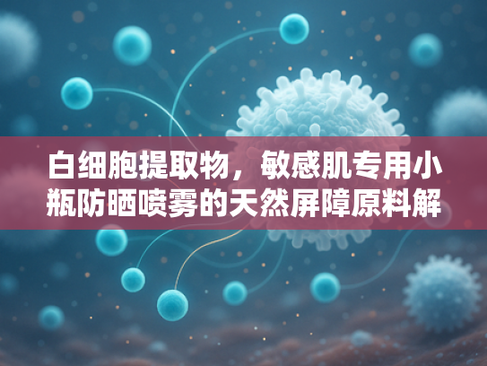 白细胞提取物，敏感肌专用小瓶防晒喷雾的天然屏障原料解析