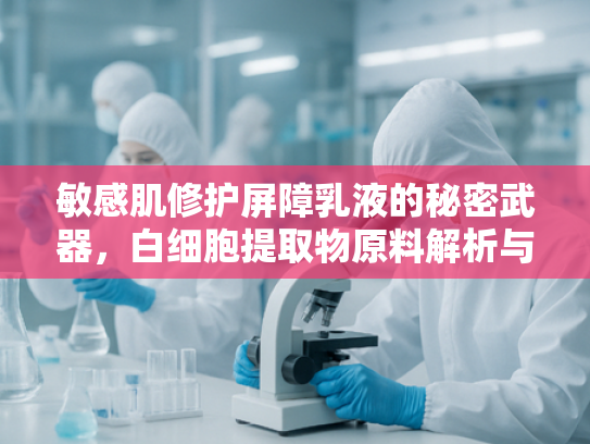 敏感肌修护屏障乳液的秘密武器，白细胞提取物原料解析与批发指南