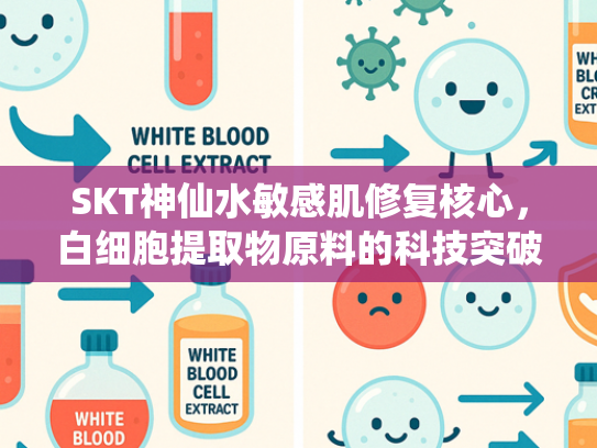 SKT神仙水敏感肌修复核心，白细胞提取物原料的科技突破与批发优势