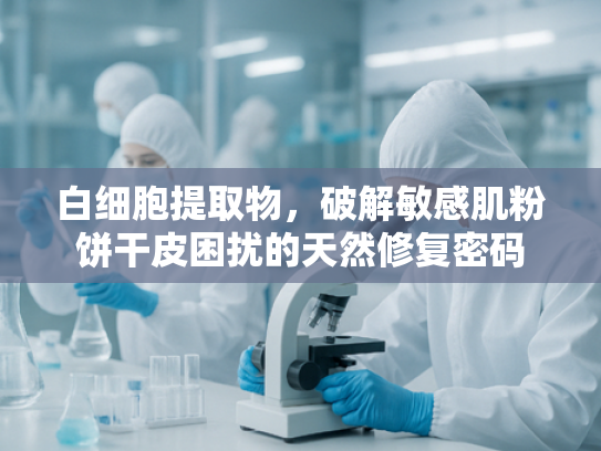 白细胞提取物，破解敏感肌粉饼干皮困扰的天然修复密码