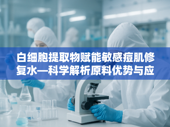 白细胞提取物赋能敏感痘肌修复水—科学解析原料优势与应用前景