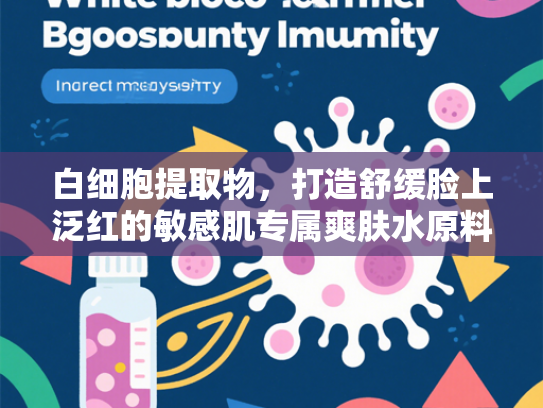 白细胞提取物，打造舒缓脸上泛红的敏感肌专属爽肤水原料解析