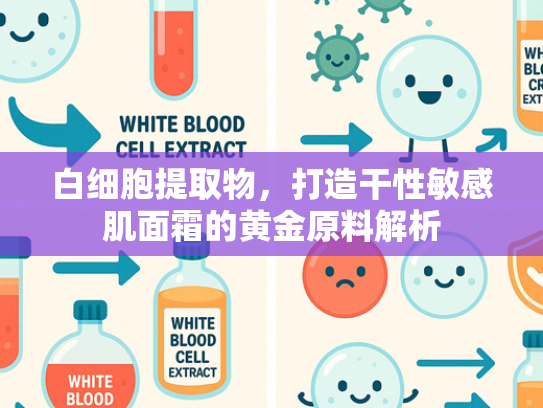 白细胞提取物，打造干性敏感肌面霜的黄金原料解析