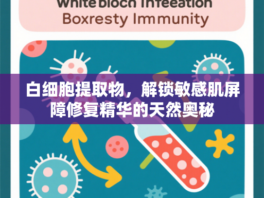 白细胞提取物，解锁敏感肌屏障修复精华的天然奥秘