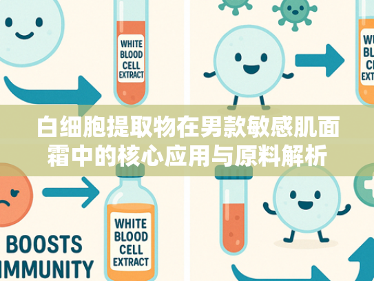 白细胞提取物在男款敏感肌面霜中的核心应用与原料解析