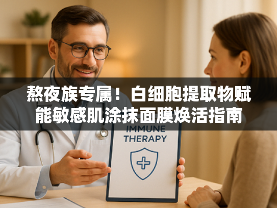 熬夜族专属！白细胞提取物赋能敏感肌涂抹面膜焕活指南