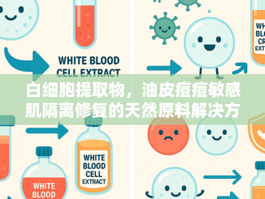 白细胞提取物，油皮痘痘敏感肌隔离修复的天然原料解决方案