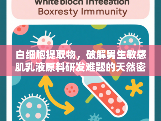 白细胞提取物，破解男生敏感肌乳液原料研发难题的天然密钥