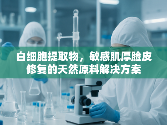 白细胞提取物，敏感肌厚脸皮修复的天然原料解决方案