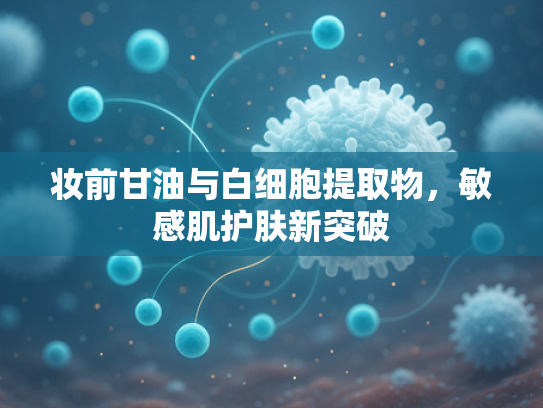 妆前甘油与白细胞提取物，敏感肌护肤新突破