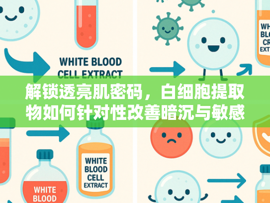 解锁透亮肌密码，白细胞提取物如何针对性改善暗沉与敏感肌问题