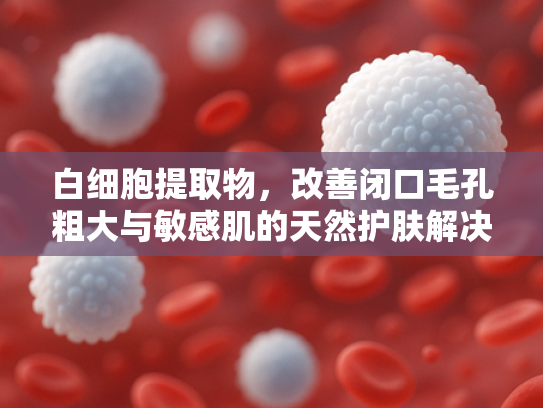白细胞提取物，改善闭口毛孔粗大与敏感肌的天然护肤解决方案