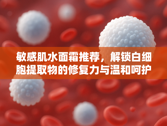 敏感肌水面霜推荐，解锁白细胞提取物的修复力与温和呵护