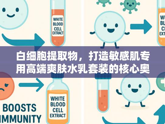 白细胞提取物，打造敏感肌专用高端爽肤水乳套装的核心奥秘
