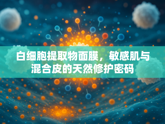 白细胞提取物面膜，敏感肌与混合皮的天然修护密码