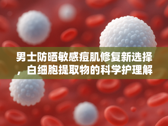 男士防晒敏感痘肌修复新选择，白细胞提取物的科学护理解析