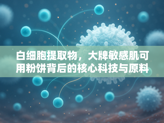 白细胞提取物，大牌敏感肌可用粉饼背后的核心科技与原料奥秘