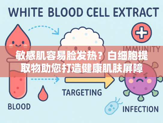 敏感肌容易脸发热？白细胞提取物助您打造健康肌肤屏障
