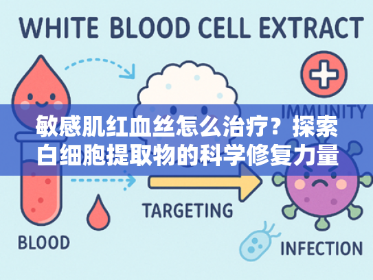 敏感肌红血丝怎么治疗？探索白细胞提取物的科学修复力量
