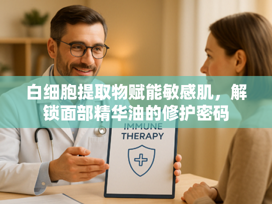 白细胞提取物赋能敏感肌，解锁面部精华油的修护密码