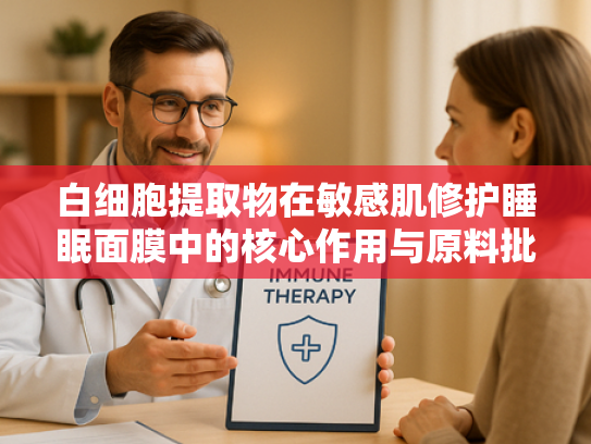 白细胞提取物在敏感肌修护睡眠面膜中的核心作用与原料批发优势解析